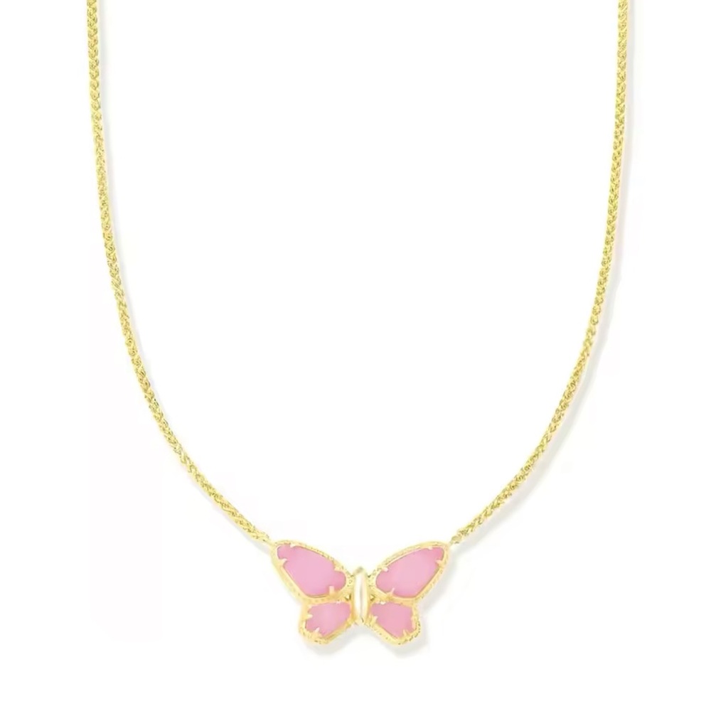 Dolly Parton x Kendra Scott Gold Butterfly Short Pendant Necklace